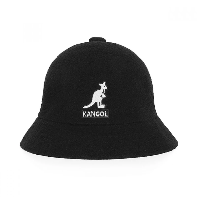 Image of TrendMecca Watches Kangol K3407 Black Bermuda Casual Big Logo Bucket Hat K3407 BLACK (XL)