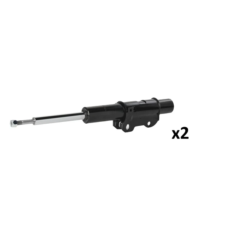 Image of RIDEX 854S19442 Shock absorber Front Axle, Gas Pressure, Twin-Tube, Suspension Strut, Top pin Shock Absorber (854)