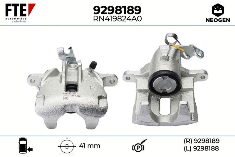 Image of Brake caliper FTE 9298189