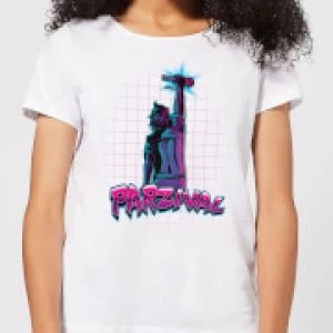 Image of Ready Player One Parzival Key Womens T-Shirt - White - 3XL