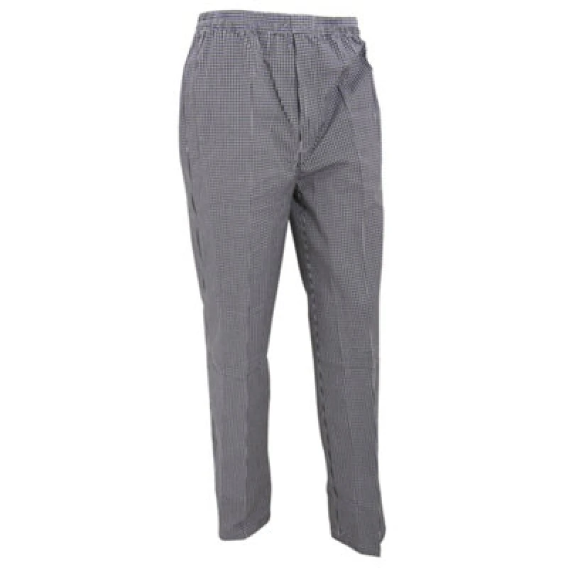 Image of Premier Premier Men Pull-on Chefs Trousers Catering Workwear Pack of 2 in Black Size: X-Small Black XS Male 5059269299583