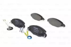 Image of Bosch 0986424581 BP327 Brake Pad Set Disc Brake Front Axle
