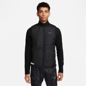 Image of Nike Running Division AeroLayer Mens Therma-FIT ADV Running Vest - Black