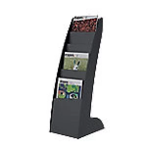 Image of Paperflow Literature Display SLIM Curve A4 Black