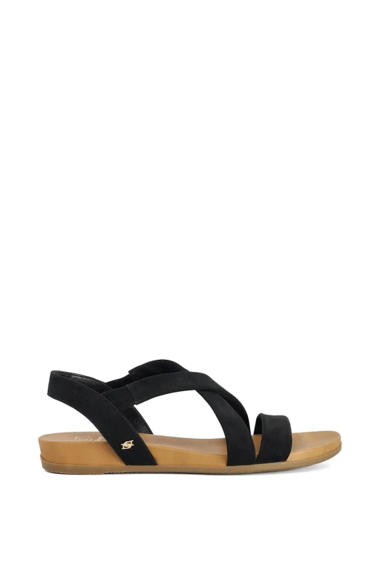 Image of Dune London Womens 'Landies' Sandals in Black Size: 5 Black Female 5