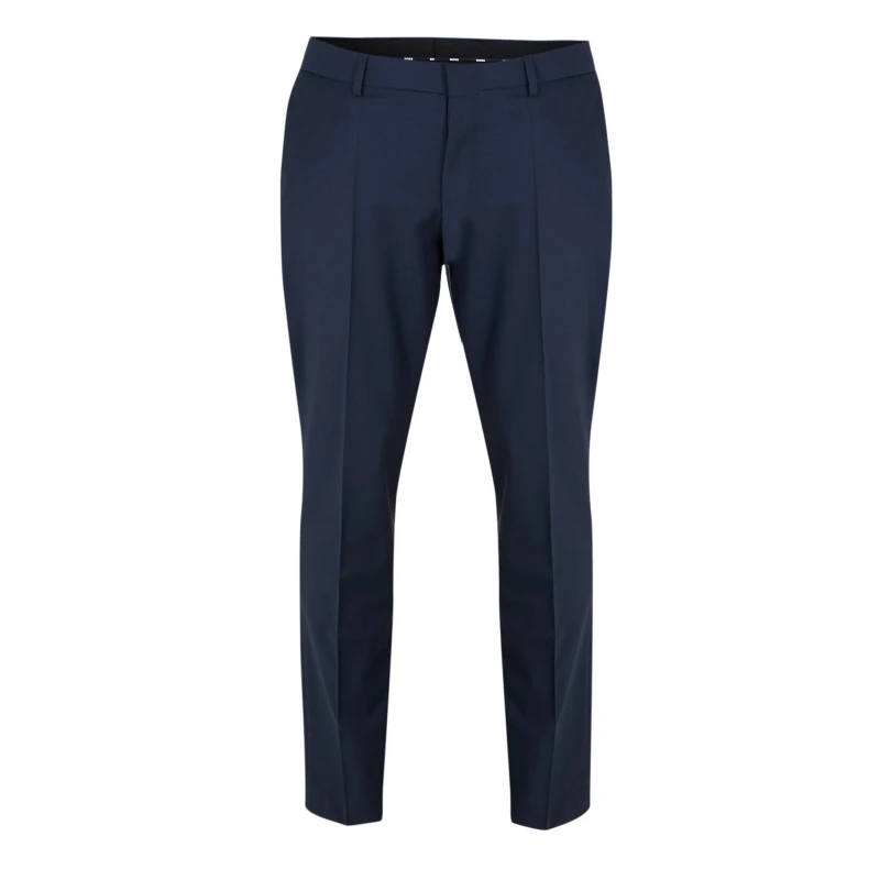 Image of Boss Boss H-Leon-Mm-C-224 10245447 01 Straight Leg Trousers Mens Dark Blue male 34W S