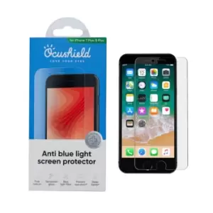 image of Ocushield Blue Light Screen Protector iPhone 7/8 Plus - Tempered Glass