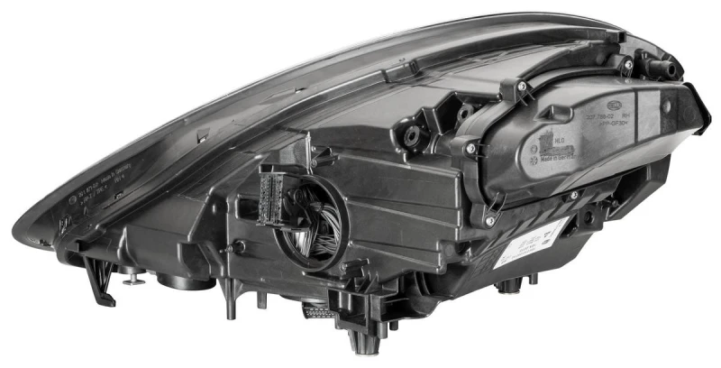 Image of HELLA 1EX 012 222-421 Headlights LED, without LED control unit for low beam/high beam, Right, LED Headlight (259)