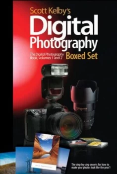 Image of Scott Kelbys Digital Photography Boxed Set Volumes 1 and 2 International Edition includes the Digital Photography Book Volume 1 the Digital Photograph