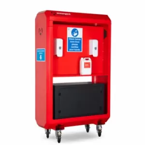 image of Armorgard SaniStation S40 - centralised hand sanitising station - 700mm x 600mm x 1725mm