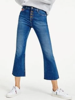 Image of Tommy Jeans Tommy Jeans Katie Crop Flare Jean