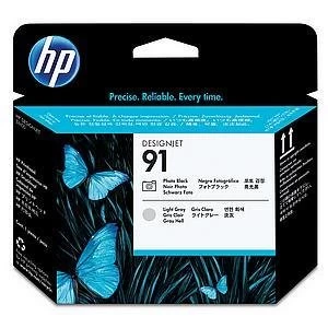 Image of HP 91 Photo Black and Light Grey Printhead