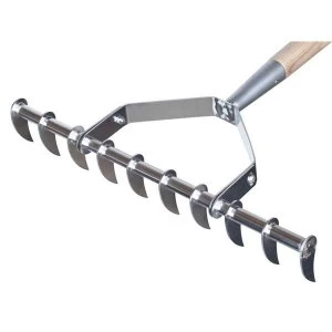 Kent & Stowe Stainless Steel Long Handled Scarifying Rake, FSC