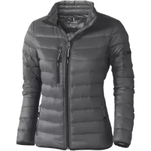 Elevate Womens/Ladies Scotia Light Down Jacket (XS) (Steel Grey)