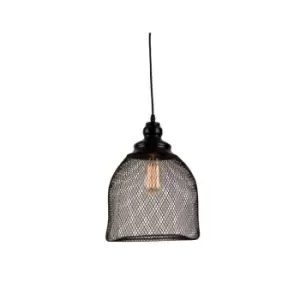 Image of Agrinio Wire Ceiling Pendant 1 Light Steel