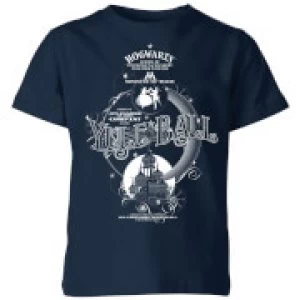 image of Harry Potter Yule Ball Kids T-Shirt - Navy - 11-12 Years