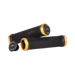 Image of Azonic Logo Lock-on Grips 130mm Copper