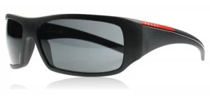 image of Prada Sport PS01LS Sunglasses Black 1B01A1 65mm