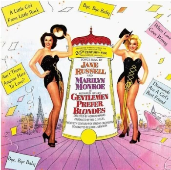 Image of Gentlemen Prefer Blondes by Marilyn Monroe & Jane Russell CD Album
