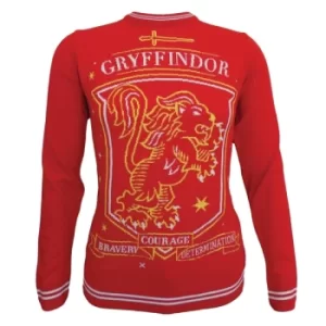 Image of Harry Potter – Gryffindor Lion Crest Unisex Christmas Jumper Large