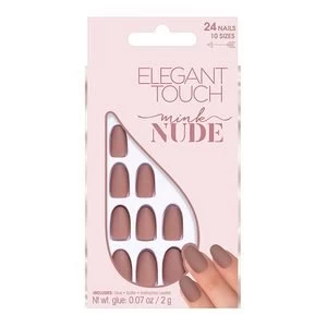 Image of Elegant Touch Fake Nails Nude Collection - Mink