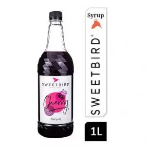 image of Sweetbird Cherry Coffee Syrup 1litre Plastic NWT4175