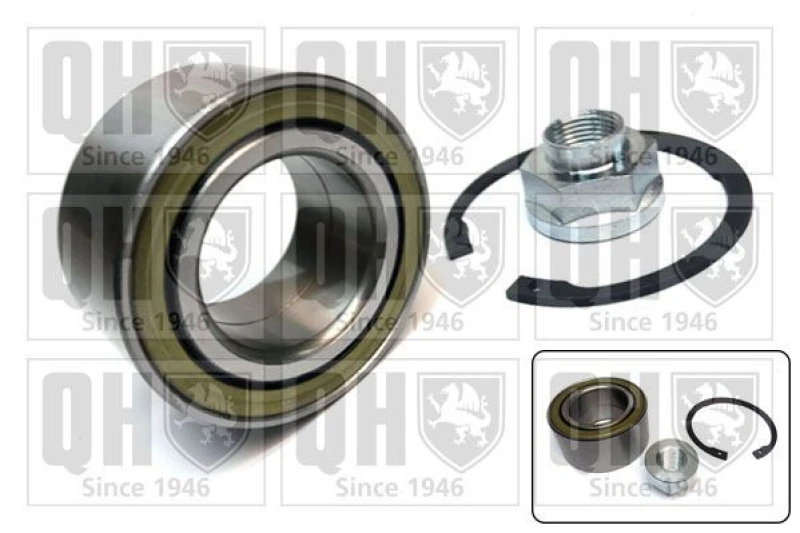 Image of QUINTON HAZELL Wheel bearing kit QUINTON HAZELL QWB1661