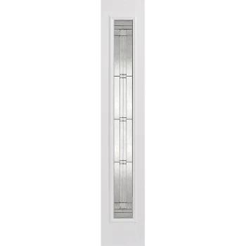 Image of Elegant External Glazed White GRP 1 Lite Sidelight - 356 x 2032mm