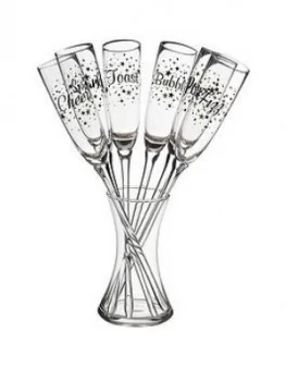 image of Premier Housewares Verity Party Champagne Flutes Set Of 6