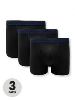 Image of Ted Baker 3 Pack Boxer Briefs - Black Size M Men