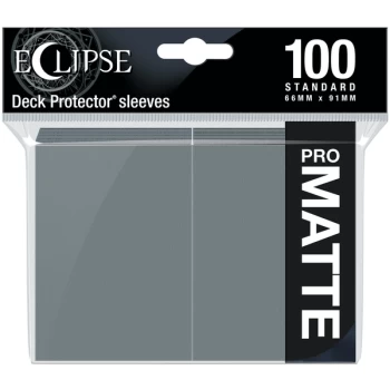 Image of Ultra Pro Eclipse Matte Smoke Grey Standard Card Sleeves - 100 Sleeves