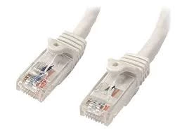 Patch Cord RJ45 CAT.6a F/UTP LSZH Snagless White - 3 M Full Copper