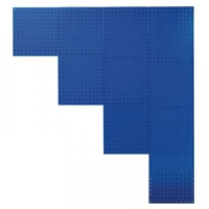 image of Slingsby Perforated Tool Panel 990mm Blue 380949