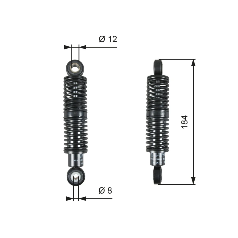 Image of GATES T39265 Vibration Damper, v-ribbed belt Micro-V UNIQUE FIT Vibration Damper,v-ribbed belt (1637)