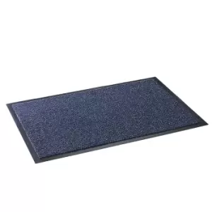 image of COSMO entrance matting B1, grey / blue, LxW 1500 x 900 mm