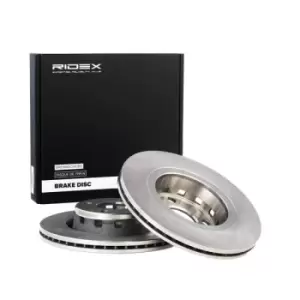 Image of RIDEX Brake disc 82B0303 Brake rotor,Brake discs AUDI,80 Limousine (8C2, B4),Cabriolet (8G7, B4),80 Avant (8C5, B4),COUPE (89, 8B)