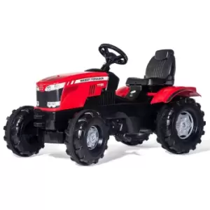 image of Rolly Toys Ride On Massey Ferguson 8650 Tractor, red