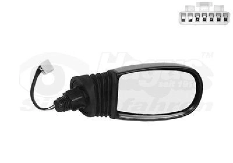 Image of VAN WEZEL Wing mirror VAN WEZEL 1620808