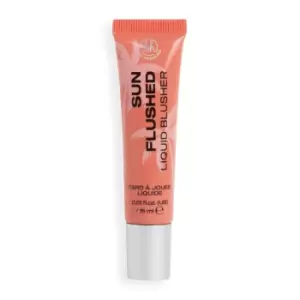 image of Bh Los Angeles Sun Flush Liquid Blush - Tangerine Sun