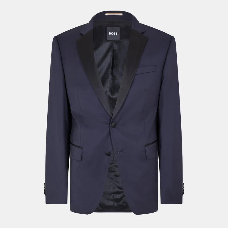 Image of Boss Tuxedo Jacket Dark Blue male 34 (44)