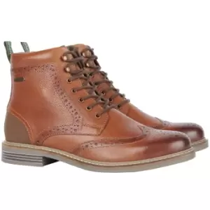 Image of Barbour Mens Seaton Brogue Boots Almond UK 10