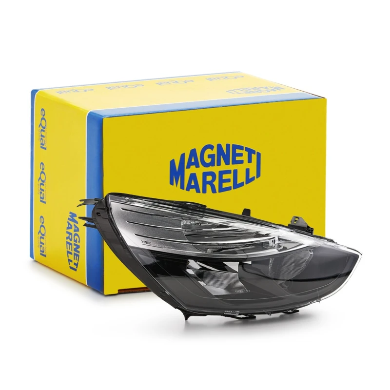 Image of MAGNETI MARELLI 712103351110 Headlights K (5W), Right, with motor for headlamp levelling, Halogen Headlight (259)
