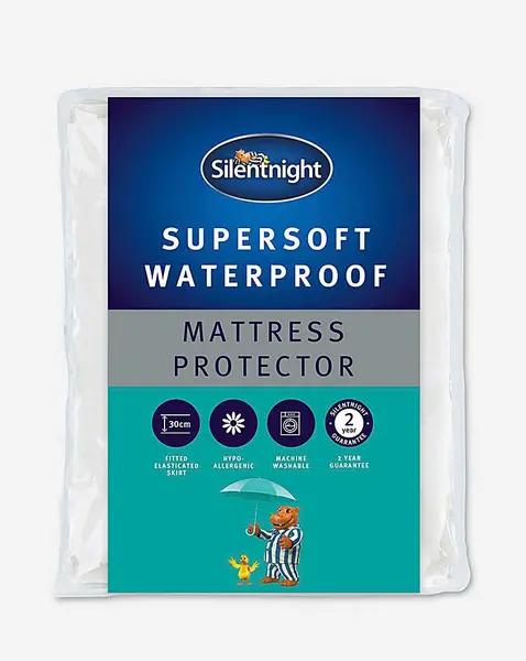 Image of Silentnight Silentnight Waterproof Protector White DOUBLE HH56302