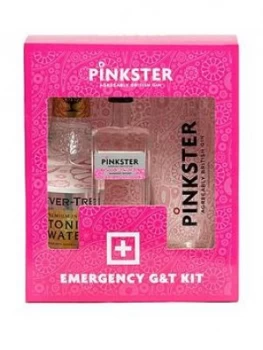 image of Virgin Wines Pinkster Emergency Gin and Tonic Gift Set, One Colour, Women