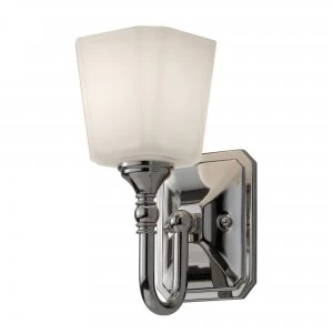 image of 1 Light Bathroom Over Mirror Wall Light Polished Chrome IP44, G9