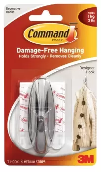 Image of 3M Command Plastic Adhesive Hook