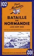 Image of battle of normandy michelin map 102