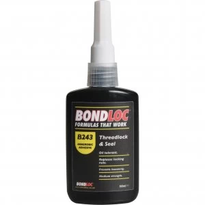 image of Bondloc B243 Nutlock Medium Strength Threadlocking Sealant 50ml