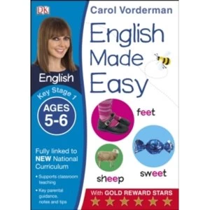 Image of English Made Easy Ages 5-6 Key Stage 1 by Carol Vorderman (Paperback, 2014)