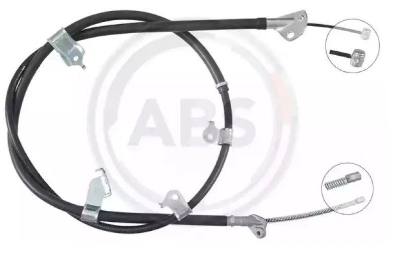 Image of A.B.S. K17632 Brake Cable 1625mm Cable,parking brake (124)